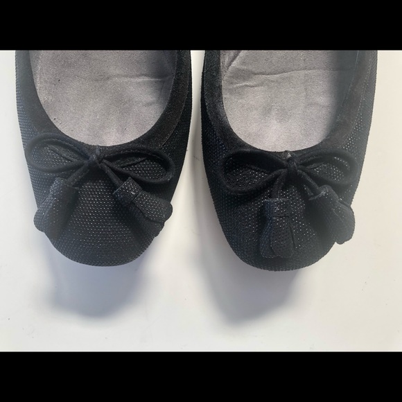 Stuart Weitzman Black Tulipbow Flats - Picture 3 of 6